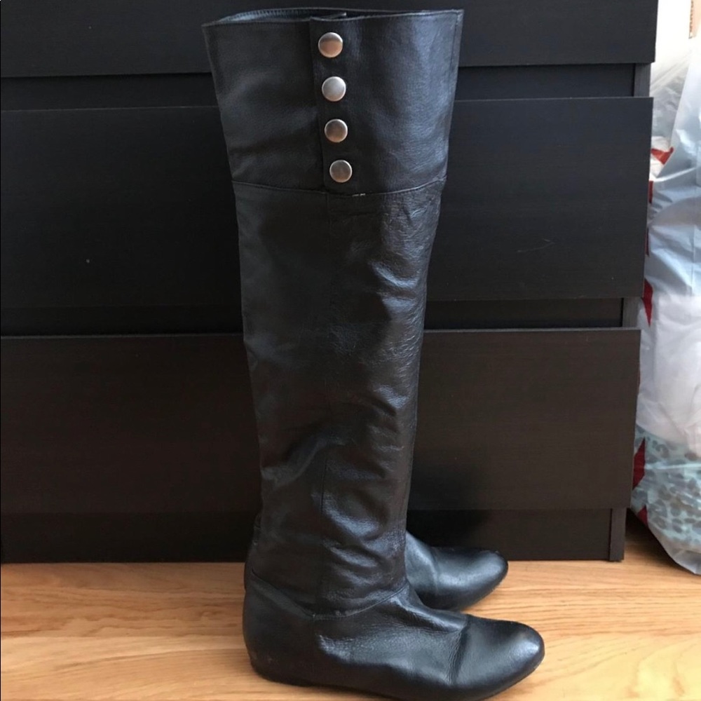 Chinese Laundry OTK (over the knee) black boots